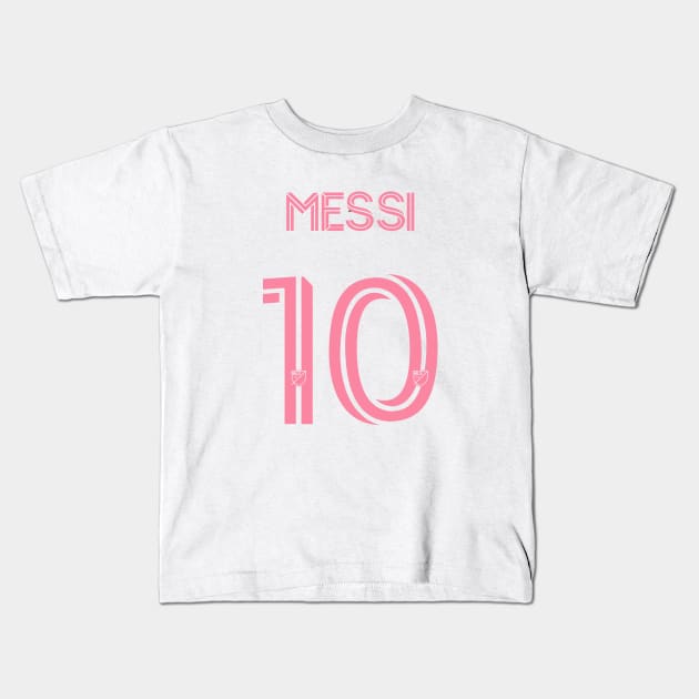 Messi Inter Miami Kids T-Shirt by Alfa Centauri